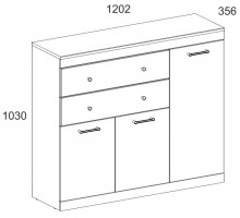 Тумба Джаггер 3D2S