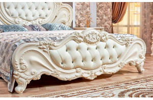 Кровать Элиза Люкс (крем) 1600х2000