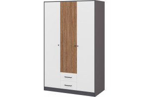 Трехстворчатый шкаф Мальма МН-135-04