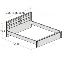 Двуспальная кровать Элана