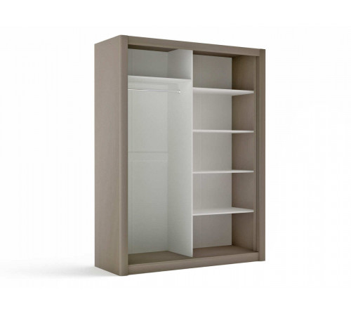 Двухстворчатый шкаф-купе для одежды СЛ-9 Лацио
