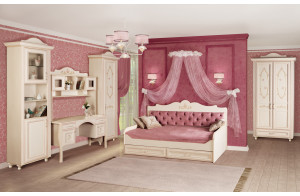 Детская Алиса крем белый