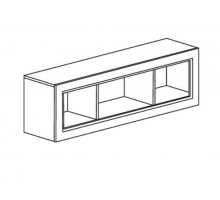Шкаф навесной Орлеан 842 ясень светлый