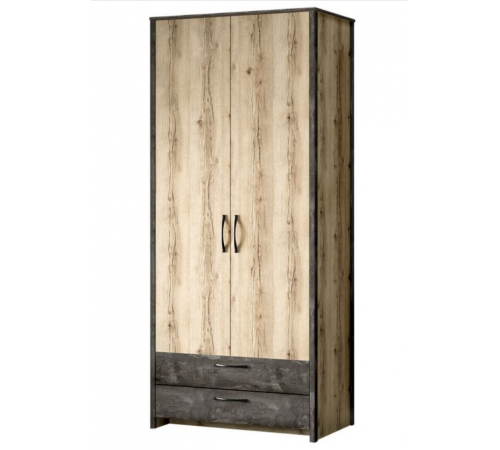 Двухдверный шкаф для одежды Гранж 981